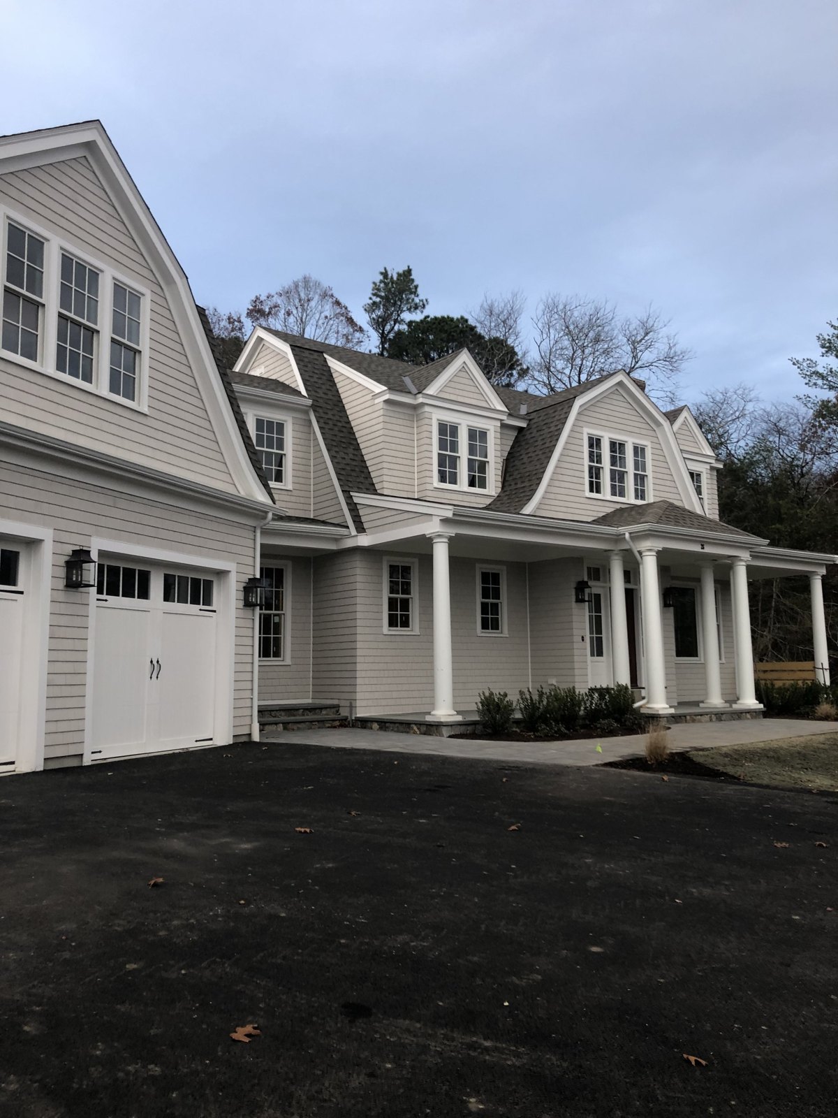 Exterior of a custom home featured by Lunetta Building
